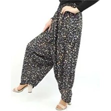 Çiçekli Yöresel Jarse Yukarıdan Ağlı Şalvar