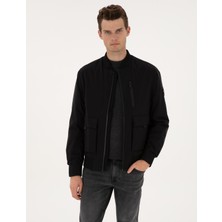 Pierre Cardin Erkek Siyah Regular Fit Mont 50313951-VR046