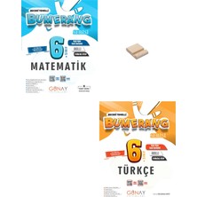 Günay Yayınları 6. Sınıf Bumerang Matematik ve Türkçe Etkinlikli Soru Bankası + Telefon Standı
