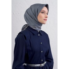 Armine Klasik Desenli Saf Ipek Twill Eşarp 9404D 86