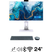 H512 İ5-14400 16GB 512GB M.2 Nvme SSD 24" Fhd Pivot All In One Bilgisayar