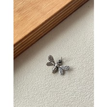 Aida Jewelss 925 Ayar Gümüş Arı Modeli Işlemeli Gümüş Kolye Ucu