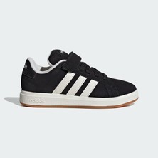Adidas Grand Court 00S Çocuk Spor Ayakkabı Gri - Siyah Renkli Erkek Çocuk İçin Hafif ve Esnek