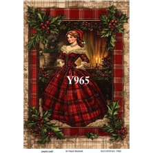 Y965 Yeniyıl Serisi Pirinç Dekopaj 30*42 cm