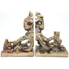 Steampunk Polyester Ahtapot Kitap Stoperi