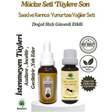 Tüy Azaltıcı Dökücü Tüy ve Yok Edici Mücize Seti  Saad   Karınca Yumurtası Yağları
