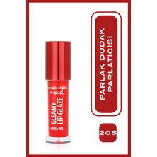 Golden Rose Mood Gleamy Lip Glaze Lipgloss No:205 Cherry Pop - Ayna Parlaklığında Dudak Parlatıcısı