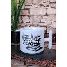Dark Romance Readers Book Club Temalı Kitap Kulübü Hediyelik T Kulplu Latte Fincanı Kupa Bardak
