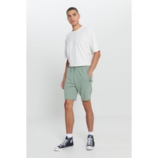 Altınyıldız Classics Erkek Taş Yeşili Standart Fit Normal Kesim Cepli Rahat Şort