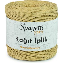 Spagettiyarn Kağıt Ip Natürel El Örgü Ipliği