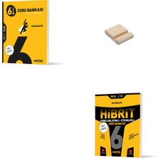 Hız Yayınları 6. Sınıf Matematik Hibrit Etkinlikli Soru Bankaları ve Telefon Standı