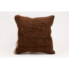 El Yapımı Kilimden Yapılmış Vintage Kırlent Kılıfı, Yün, 40X40 cm