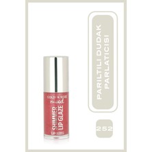 Mood Shimmer Lip Glaze Işıltılı Dudak Parlatıcısı NO:252 Peach Fizz