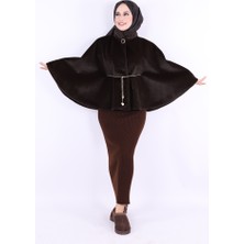 Zincir Kemer Detaylı Panço 70032 Koyu Kahve