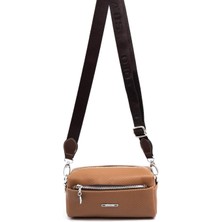 Silver & Polo Karamel - Kahve SP1142 Kadın Çapraz Çanta