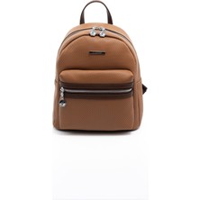 Silver & Polo Karamel - Kahve SP1146 Kadın Sırt Çantası