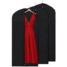 Taalu Abiye Elbise Kılıf Siyah 60X160 Uzun Boy Standart Beden Kadın İçin Koruma