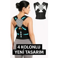 Uydee Dik Duruş Korsesi Erkek Kadın Ayarlanabilir Sırt Korsesi Kamburluk Önleyici Omuz Sırt Düzeltici