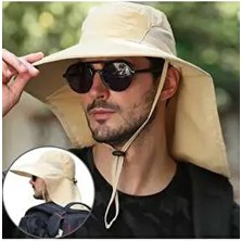 Betülce Erkek Safari Lejyoner Mikro Kumaş Fileli Şapka