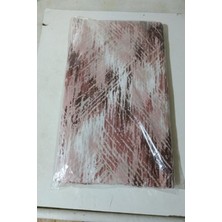 Tek Kişilik 1 Adet Bordo Desenli Kaliteli Güzel Dayanıklı Şık