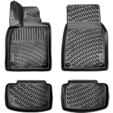 Bmy Oto Aksesuar Rizline Audi E-Tron Gt 2022 Sonrası 3D Araca Özel Havuzlu Paspas