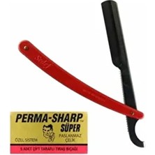 Sedef Kuaför Usturası ve 5'li Yedek Bıçak Kullan-At Özelliği ile Profesyonel Tıraş Deneyimi