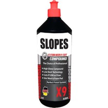 Slopes X9 Agresif Çizik Çıkarıcı Pasta 1lt