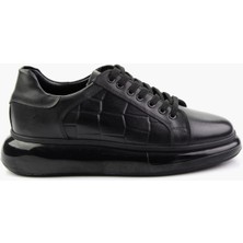 Siyah Leather Erkek Sneaker E01401099841
