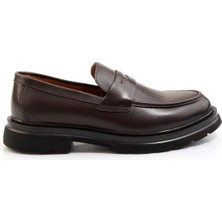 Kahve Leather Erkek Loafer Ayakkabı E01547051041