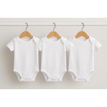 Hanova Creatıve-Baskısız Bebek Zıbın Atlet Unisex 3'lü