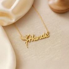 Küçük Peri Isimli Altın Kaplama Gümüş Kolye