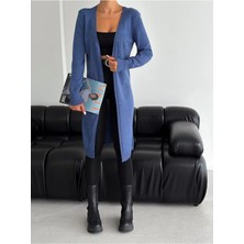 Kadın Basic Uzun Hırka