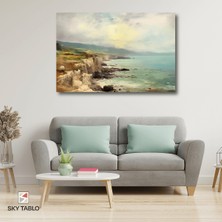 Denizin Fısıltısı Kanvas Tablo Modern Duvar Tablosu Ev Dekoru Ev Hediyesi