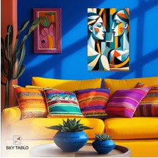 Bakışların Labirenti Kanvas Tablo Modern Duvar Tablosu Ev Dekoru Ev Hediyesi