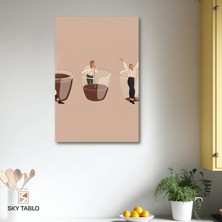 Kafeinle Diriliş Kanvas Tablo Modern Duvar Tablosu Ev Dekoru Ev Hediyesi