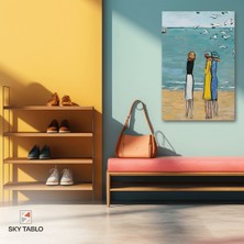 Martıların Arasında Kanvas Tablo Modern Duvar Tablosu Ev Dekoru Ev Hediyesi