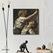 Bıçağın Ucunda Kanvas Tablo Modern Duvar Tablosu Ev Dekoru Ev Hediyesi