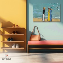 Martıların Arasında Kanvas Tablo Modern Duvar Tablosu Ev Dekoru Ev Hediyesi