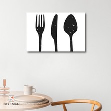 Mutfakta Fransız Dokunuşu Kanvas Tablo Modern Duvar Tablosu Ev Dekoru Ev Hediyesi