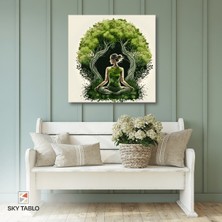 Doğayla Bir Olmak Kanvas Tablo Modern Duvar Tablosu Ev Dekoru Ev Hediyesi