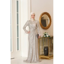 Pul Payet Abiye Elbise Hüma