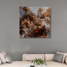 Tanrıların Sofrası Kanvas Tablo Modern Duvar Tablosu Ev Dekoru Ev Hediyesi