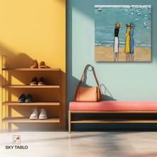 Martıların Arasında Kanvas Tablo Modern Duvar Tablosu Ev Dekoru Ev Hediyesi