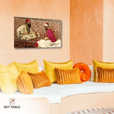 Saray Sohbeti Kanvas Tablo Modern Duvar Tablosu Ev Dekoru Ev Hediyesi