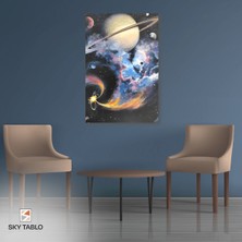 Galaksi Bahçesi Kanvas Tablo Modern Duvar Tablosu Ev Dekoru Ev Hediyesi