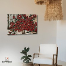 Kır Çiçeklerinin Melodisi Kanvas Tablo Modern Duvar Tablosu Ev Dekoru Ev Hediyesi