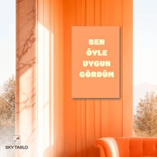 Sorgusuz Karar Kanvas Tablo Modern Duvar Tablosu Ev Dekoru Ev Hediyesi