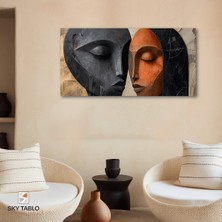 Kadehte Buluşan Ruhlar Kanvas Tablo Modern Duvar Tablosu Ev Dekoru Ev Hediyesi