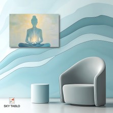 Mavi Meditasyon Kanvas Tablo Modern Duvar Tablosu Ev Dekoru Ev Hediyesi