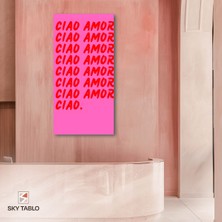 Pop Aşk Manifestosu Kanvas Tablo Modern Duvar Tablosu Ev Dekoru Ev Hediyesi